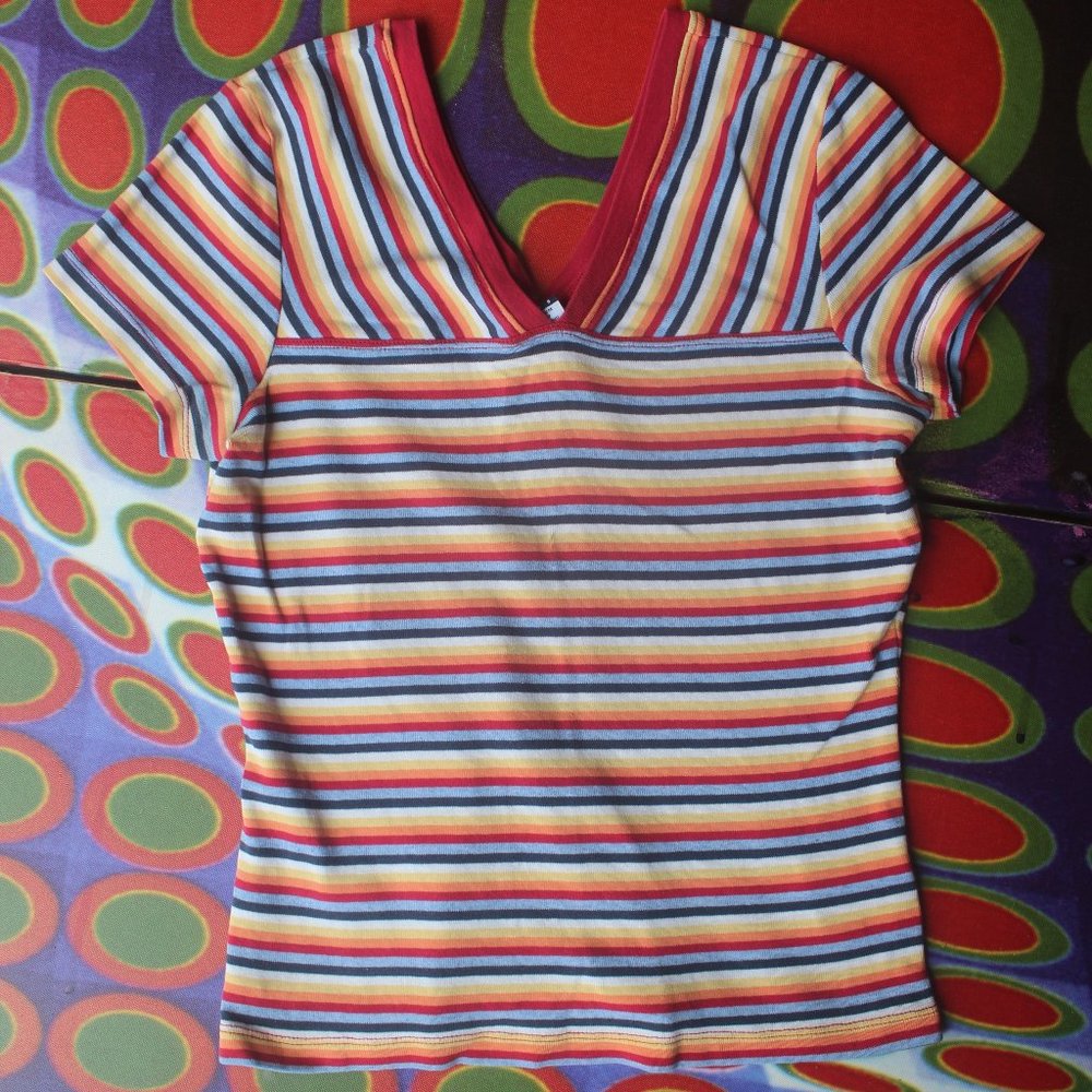 Y2k Tommy Hilfiger Striped Top